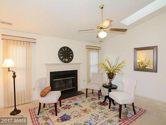 Living Room With Cozy Wood Fireplace