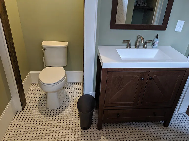 Master bathroom.