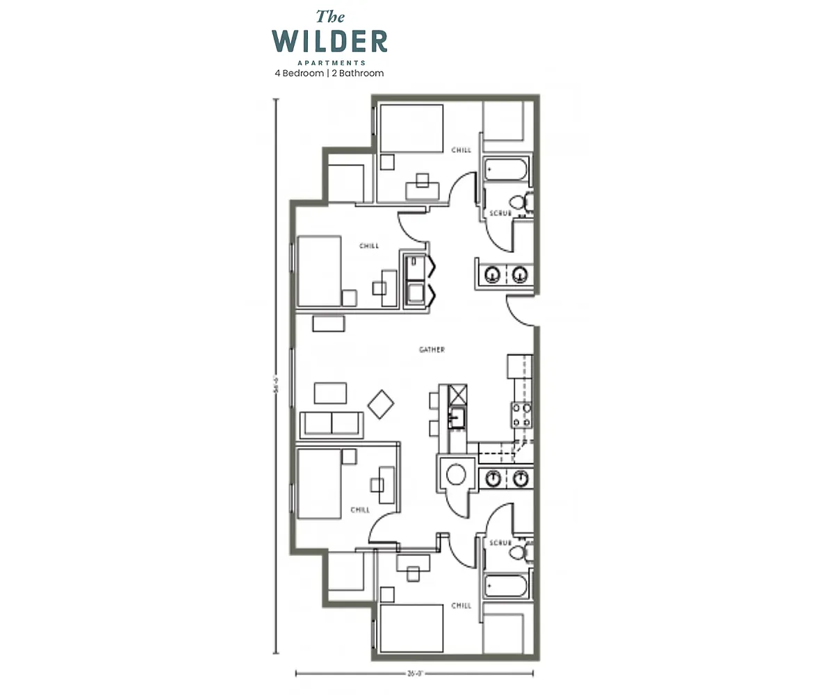 Floor plan D1