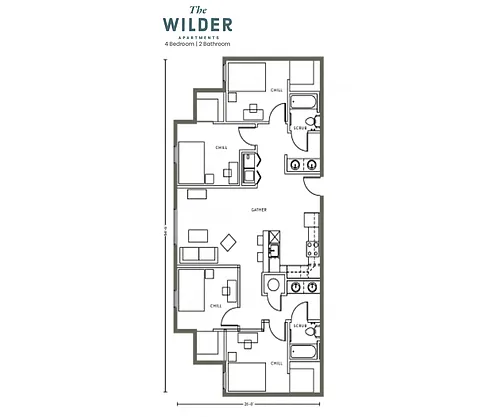 Floor plan D1