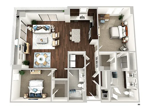 Floor plan B6 ( Beachwood )