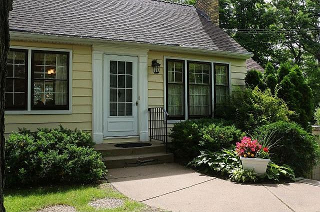 Classic cottage with low maintenance siding.