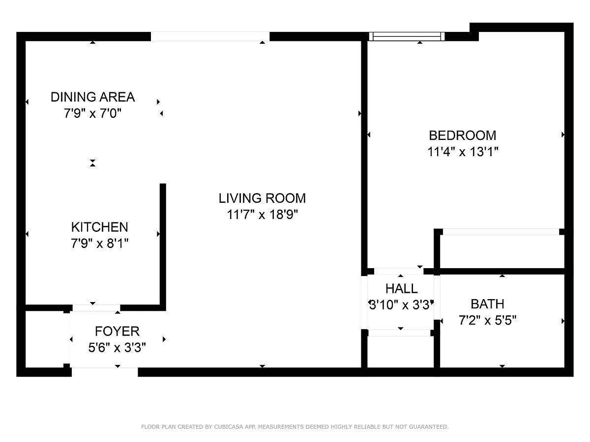 Floor plan 1 Bed