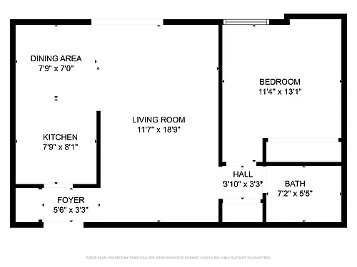 Floor plan 1 Bed