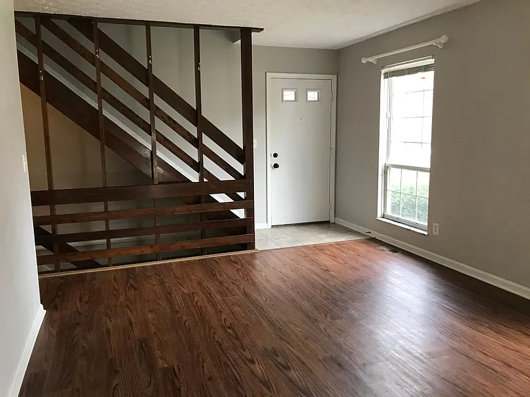 Entry and front room