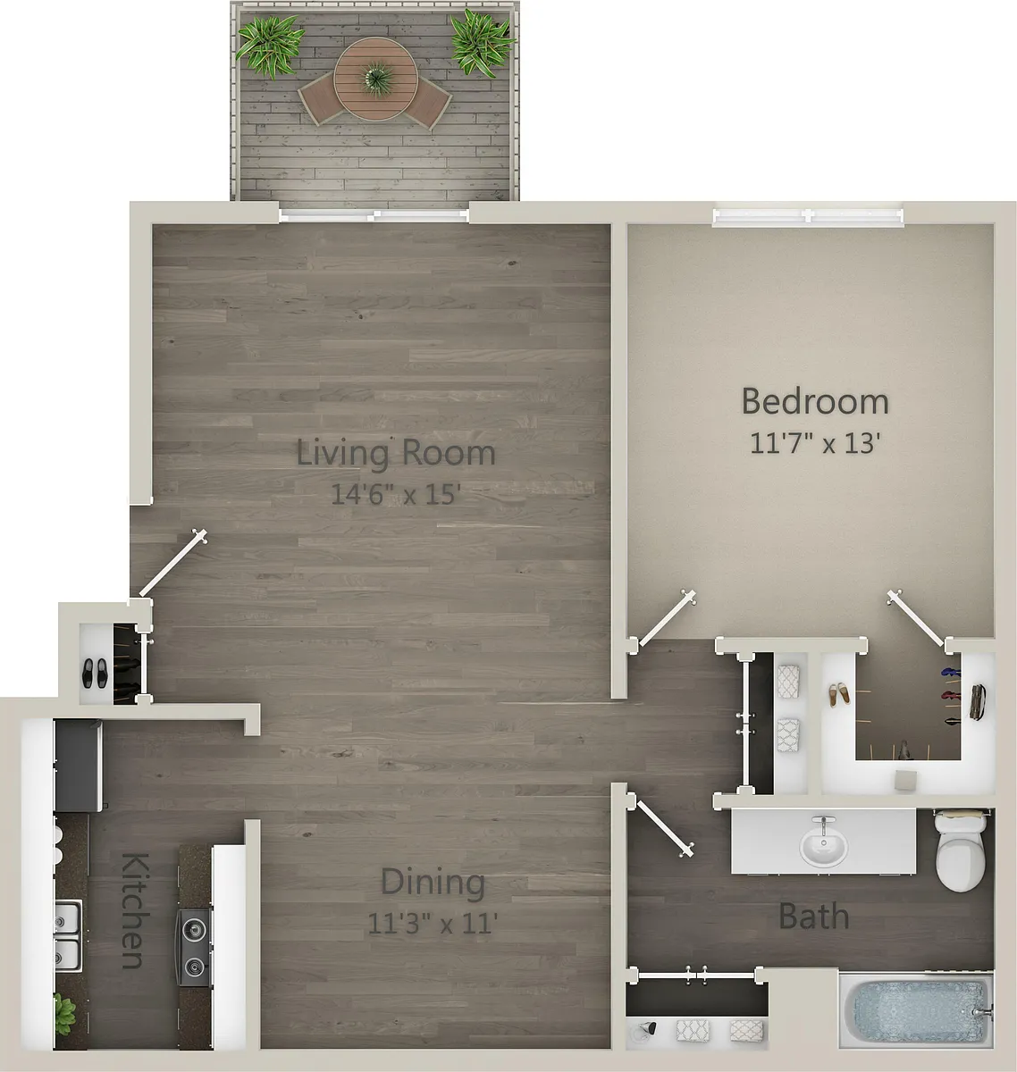 Floor plan A1