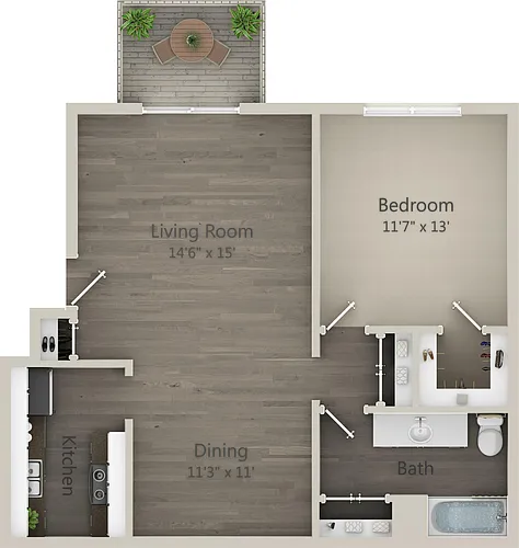 Floor plan A1