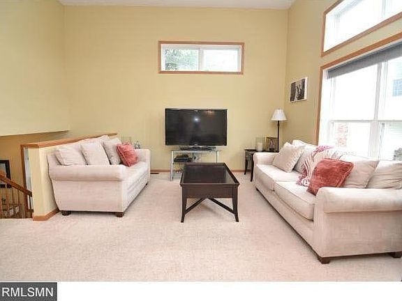 Living Room with "old paint and carpet"