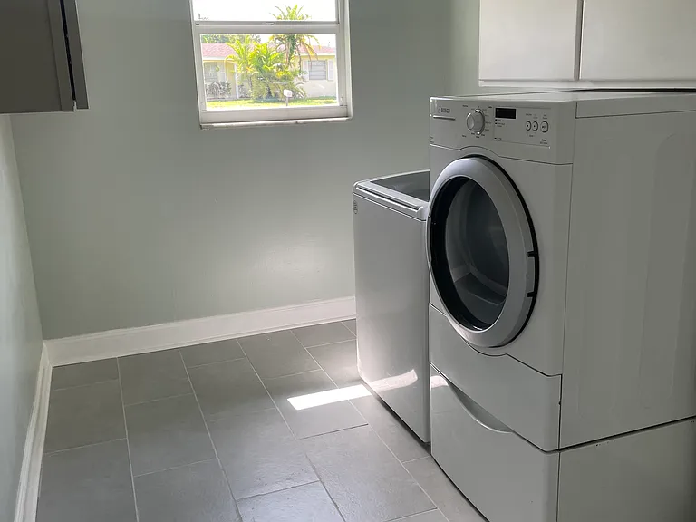 Laundry with pantry area