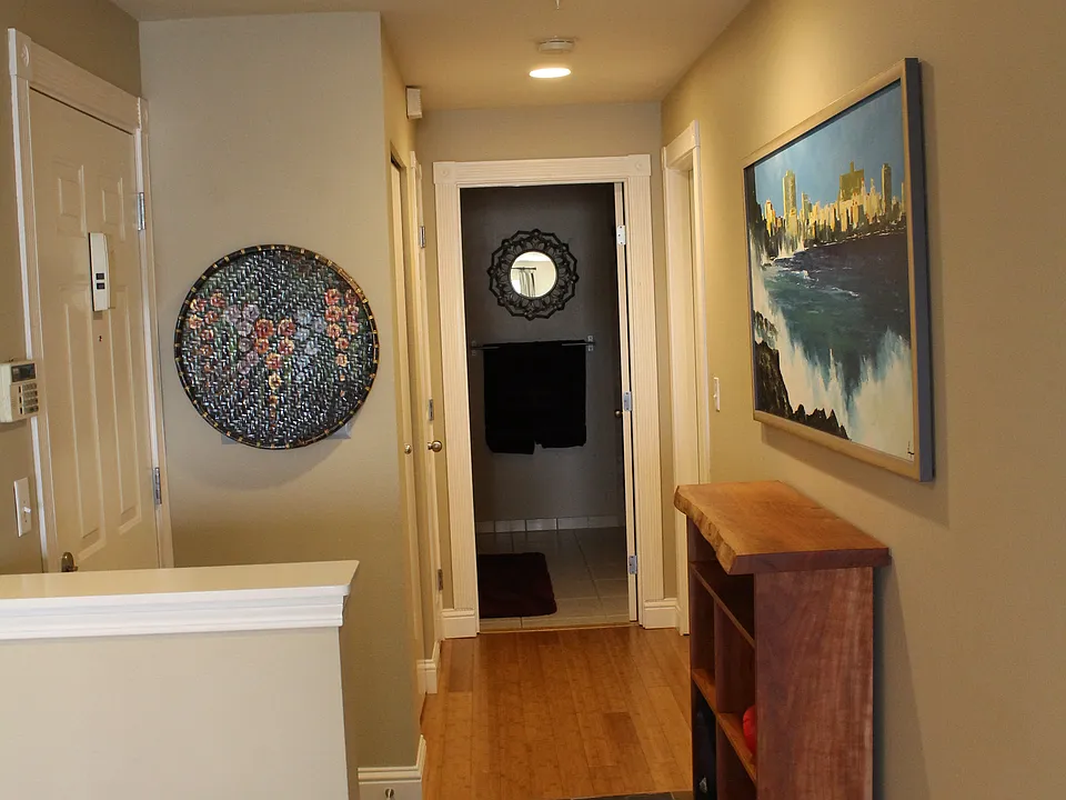 Foyer, slate floor