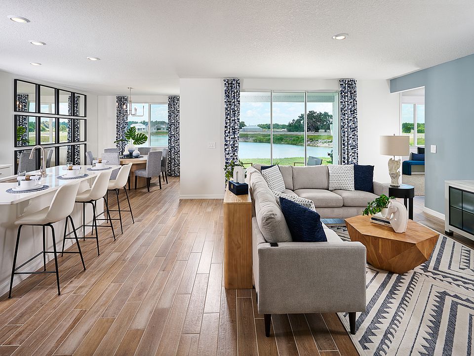 The Great Room of the Jasmine Model at The Grove at Stuart Crossing.