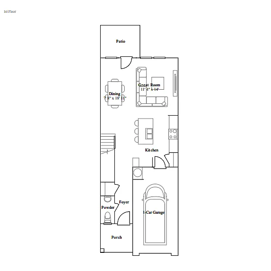 Floor plan Cameron