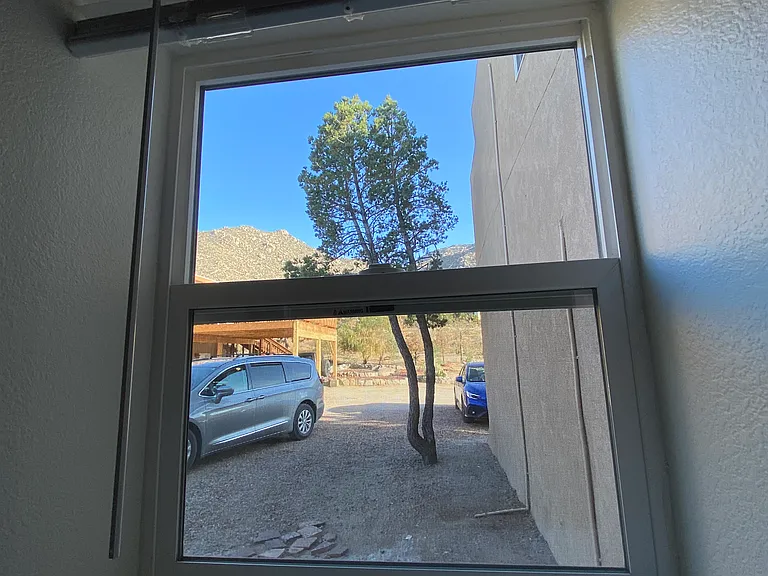 View from Kitchen sink