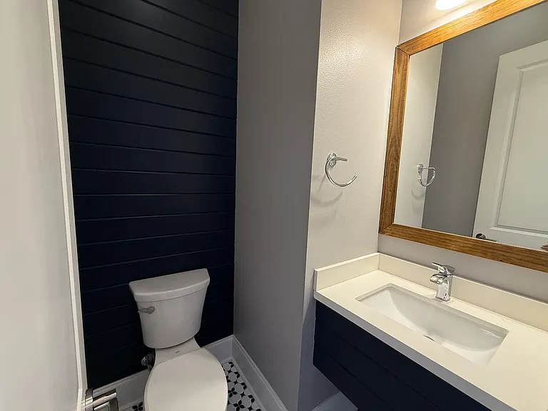 half bath in front entrance of home