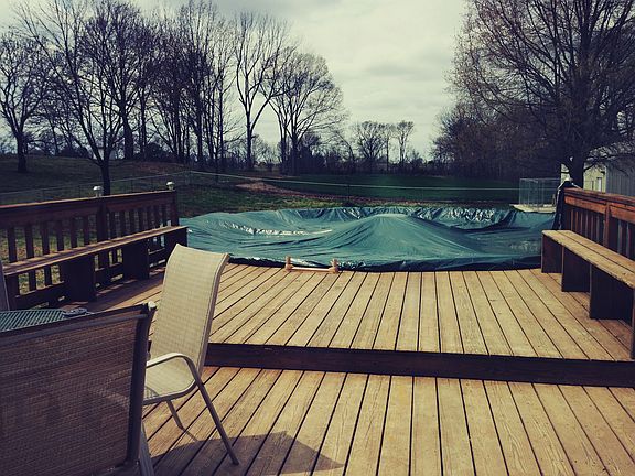 Pool & Wooden Deck