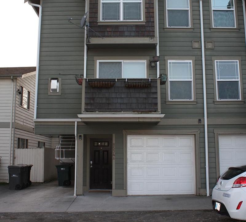 Exterior (unit on left with south, east and west light)