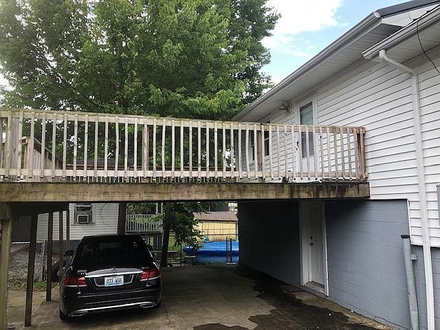 Exterior of Apartment with doors on right