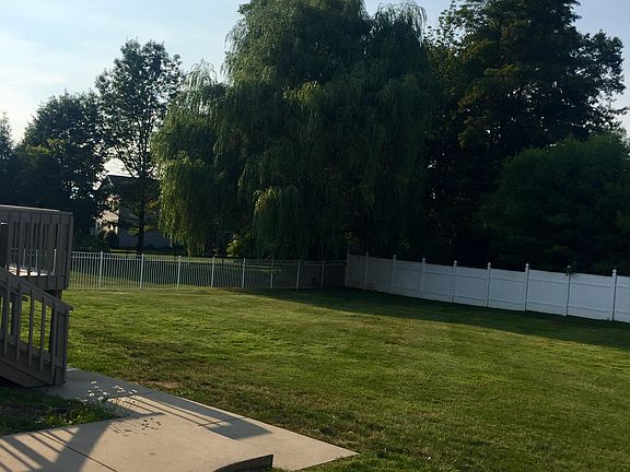 Fenced in flat back yard