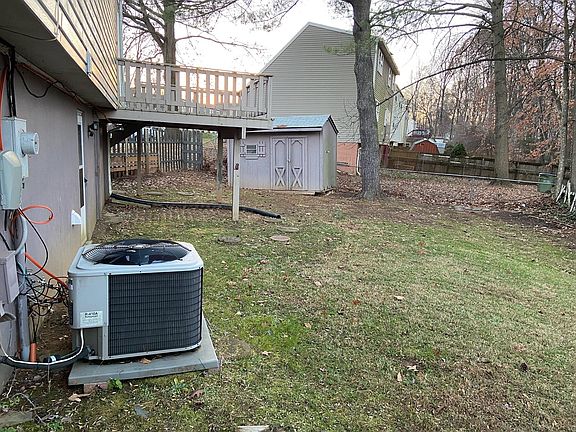 Back Yard and outdoor storage shed 8' X 12'.