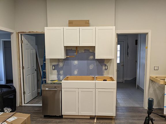 Kitchen Sink Area under construction.