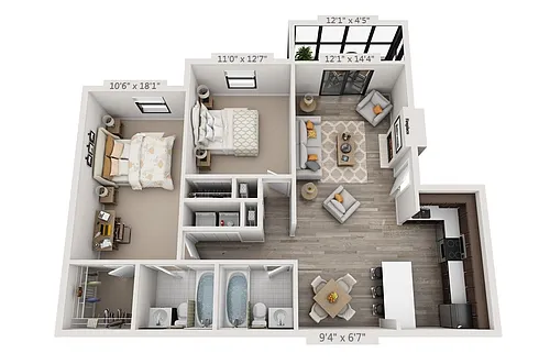 Floor plan B1