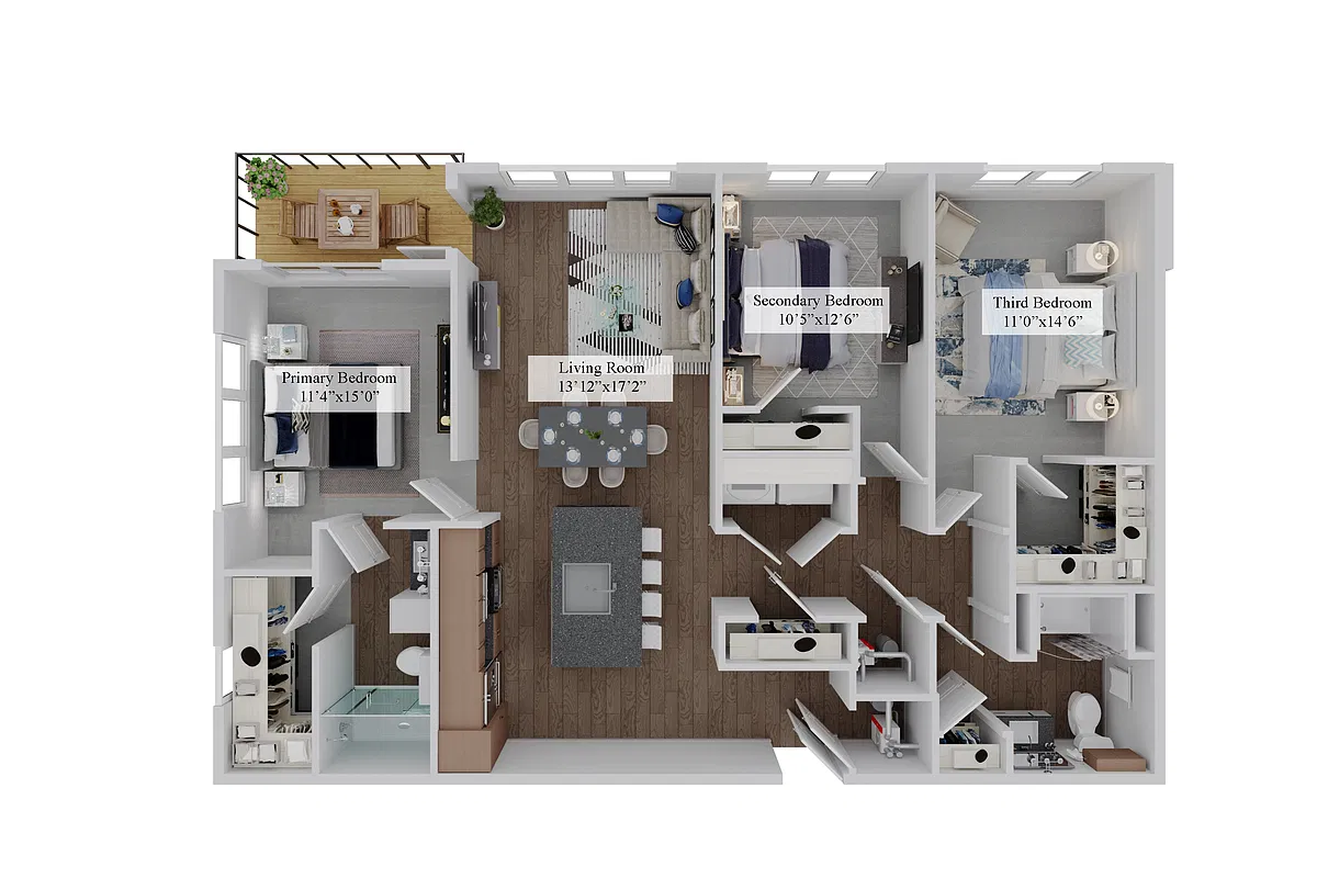 Floor plan The Solstice - C2