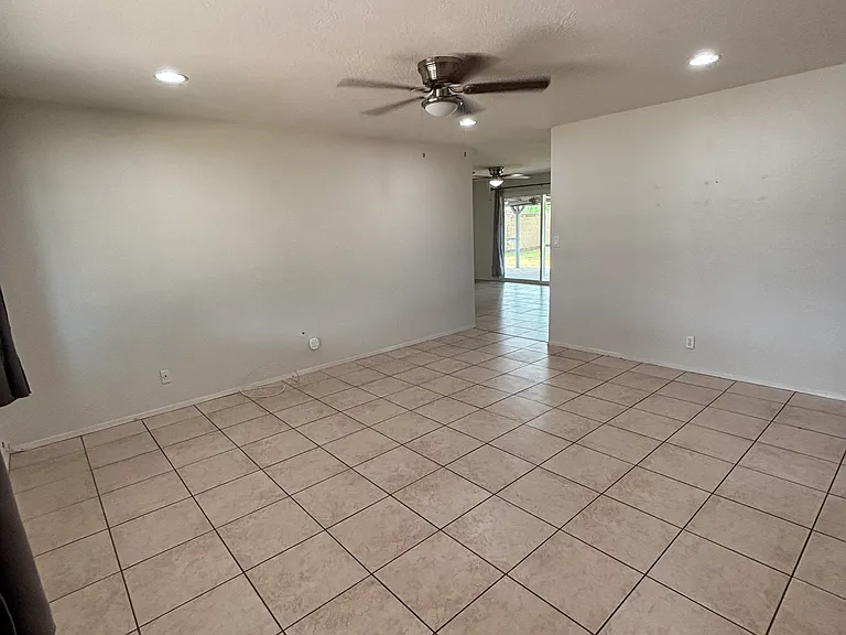 Living room area from front door