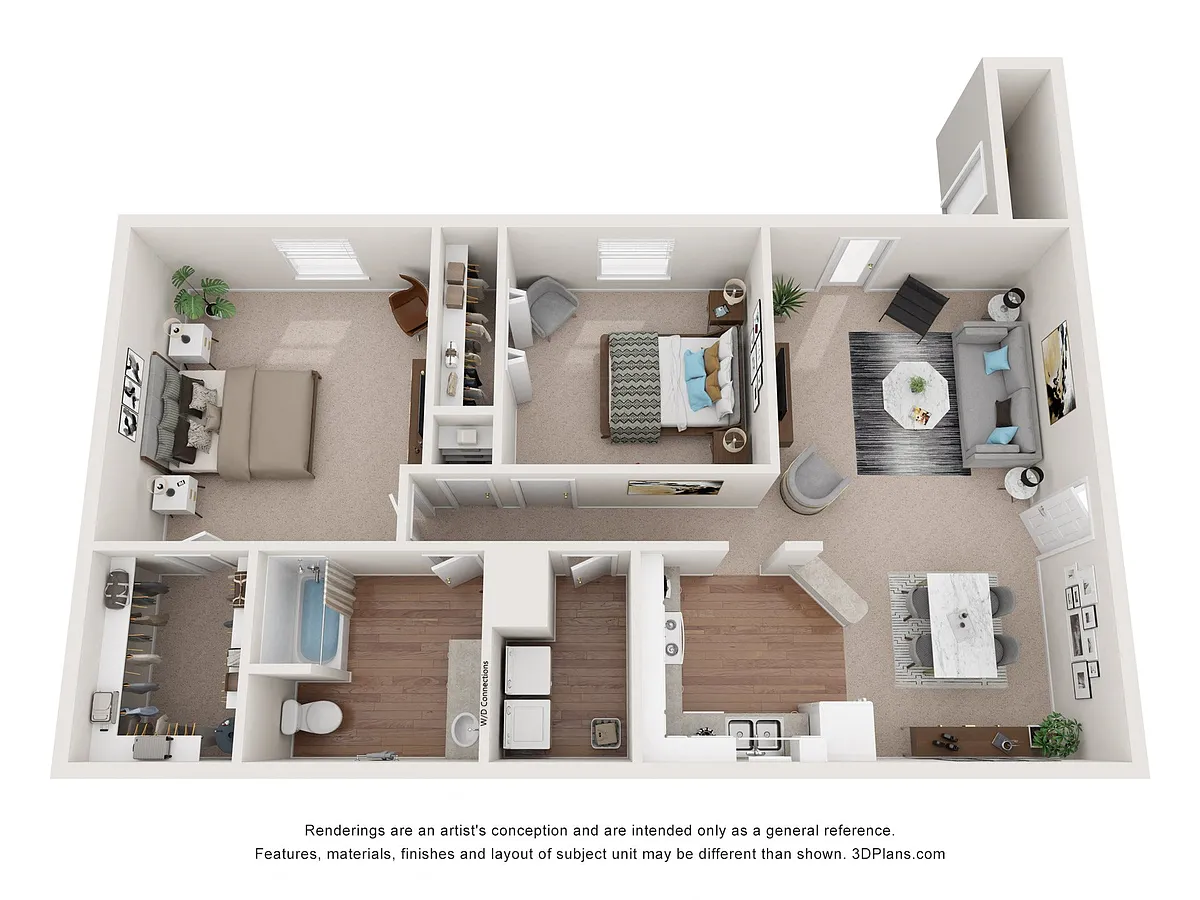 Floor plan Two Bedroom A