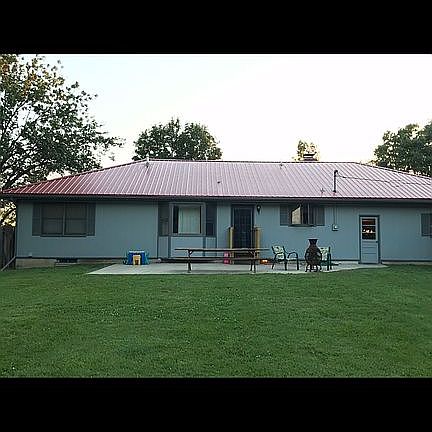Back of house and patio 