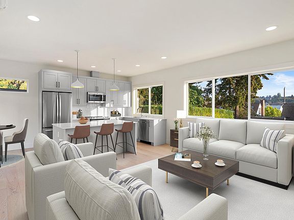 Huge Kitchen/Living/Dining Space