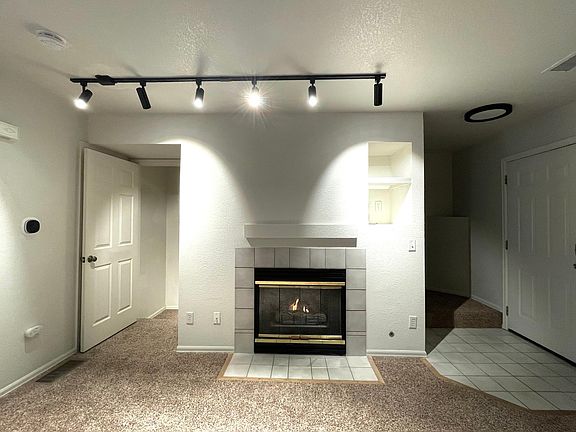 Fireplace in the living room