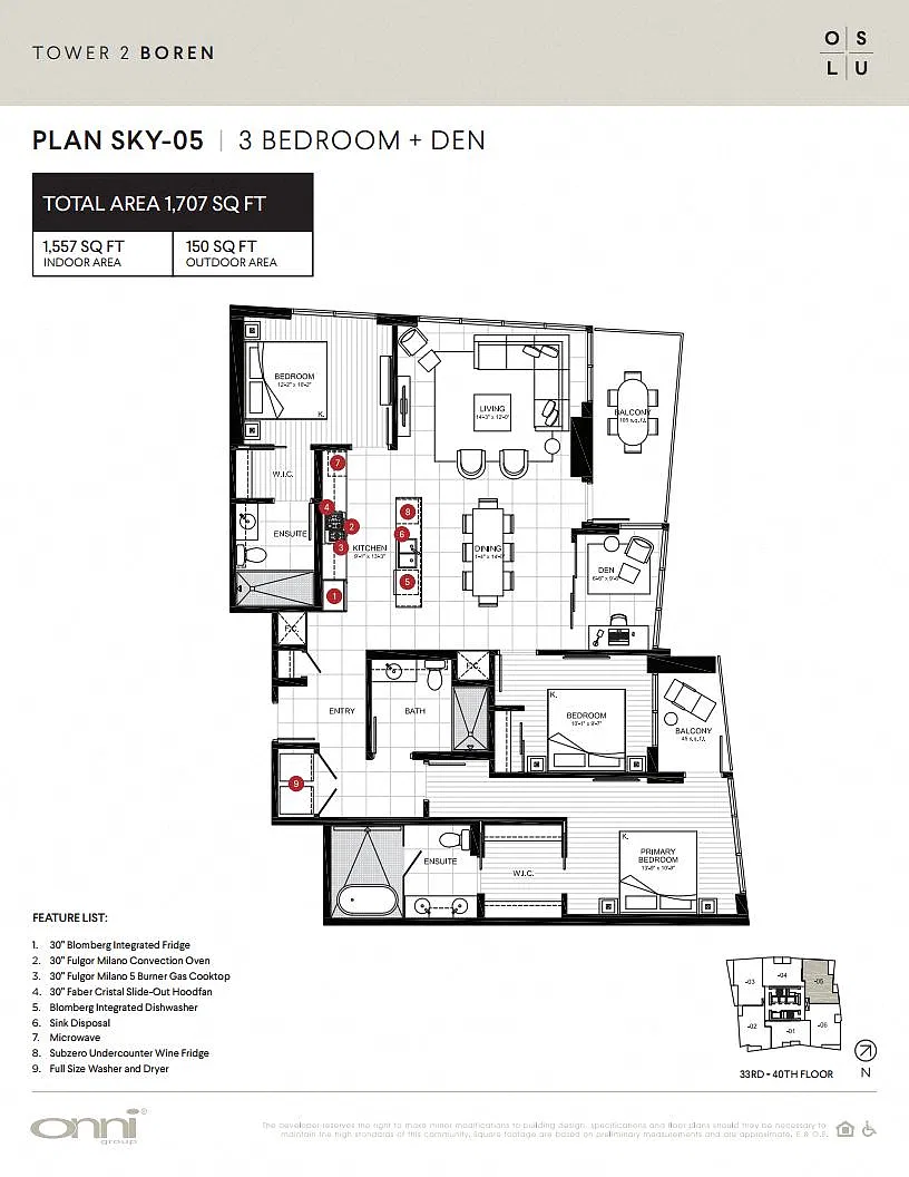 Floor plan Boren Sky5