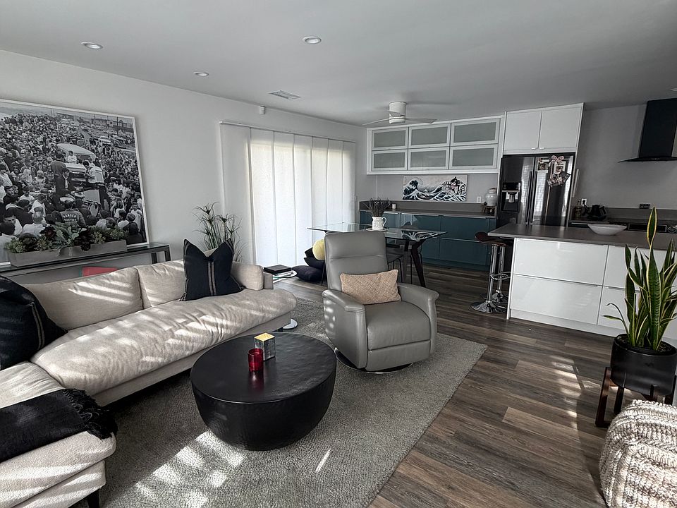 Living, Dining Kitchen