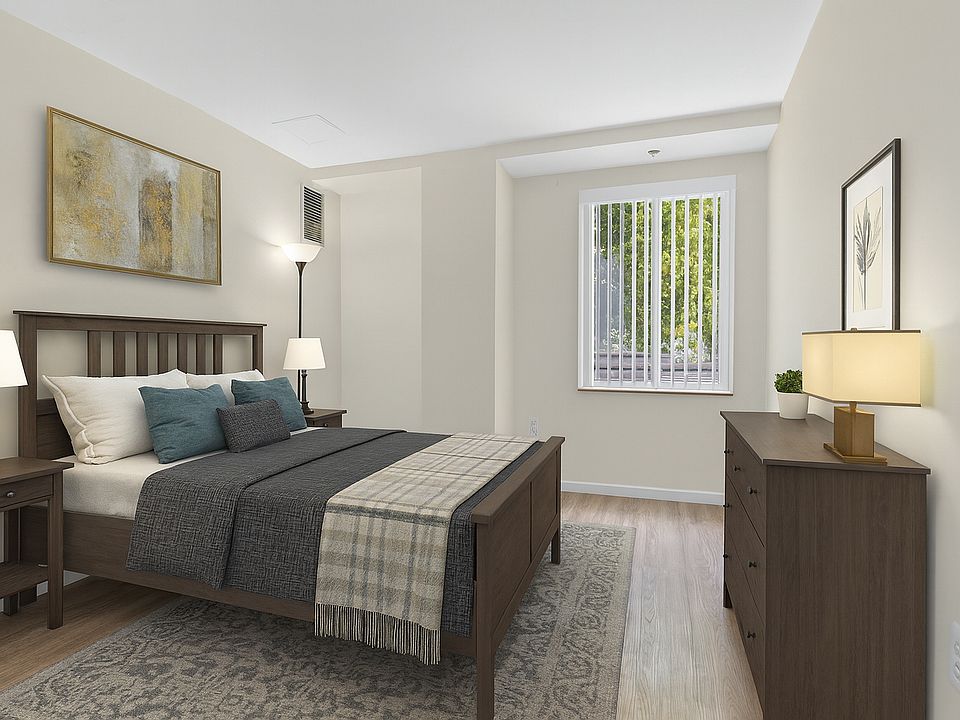 Bedroom 2 staged, flooring to be replaced