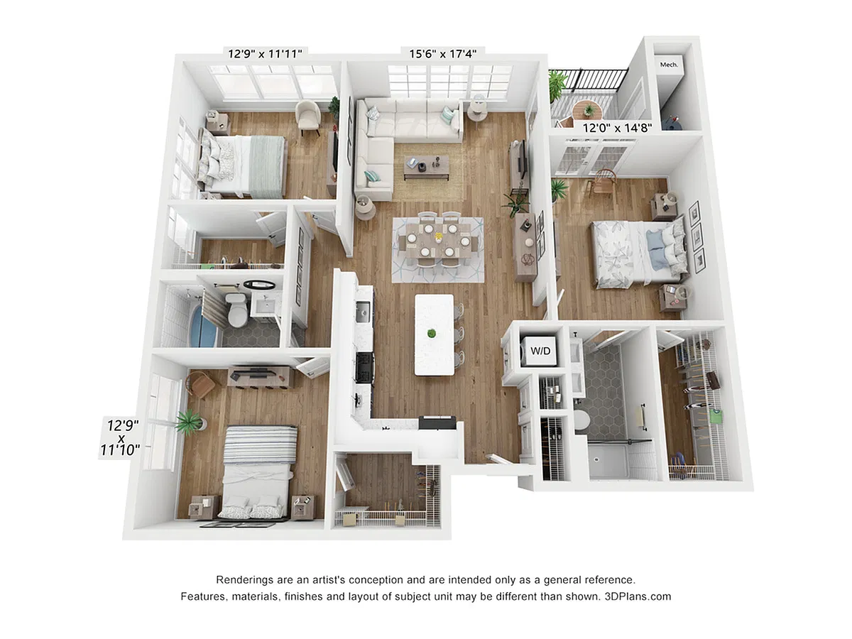 Floor plan 3A