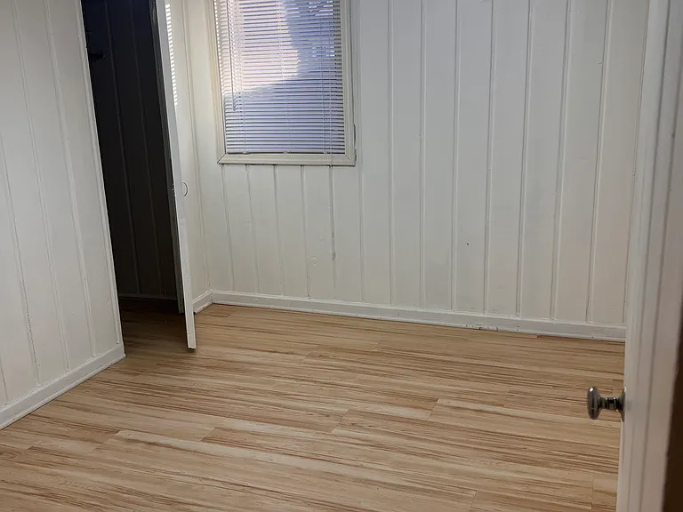 Bedroom with walk in closet