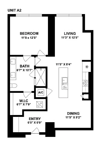 Floor plan A2A