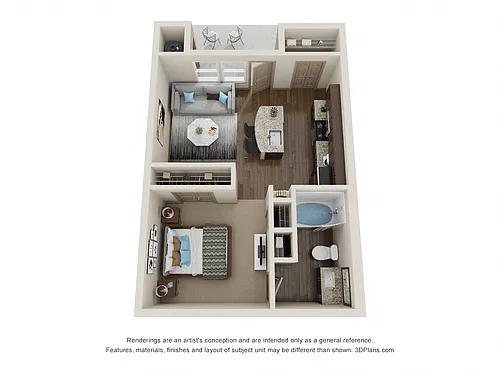 Floor plan The Lady Bird (Includes a Carport)