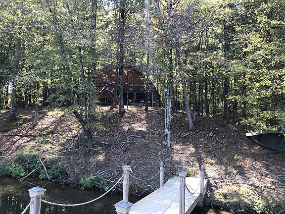 view of the cabin from dock