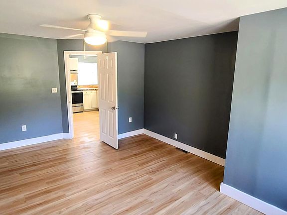 Bedroom with closet and laundry