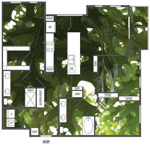 Floor plan The Live Oak