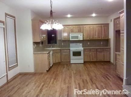 Looking into the kitchen