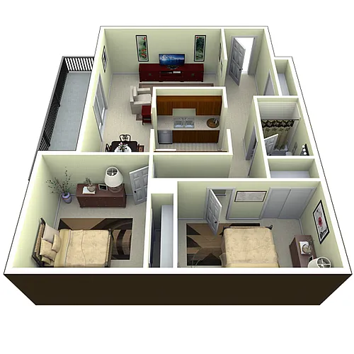 Floor plan Reed