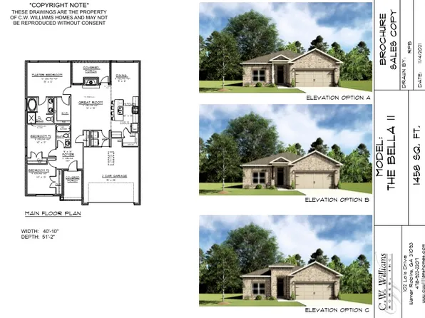 The Bella II Plan, The Estates at Agricultural Village