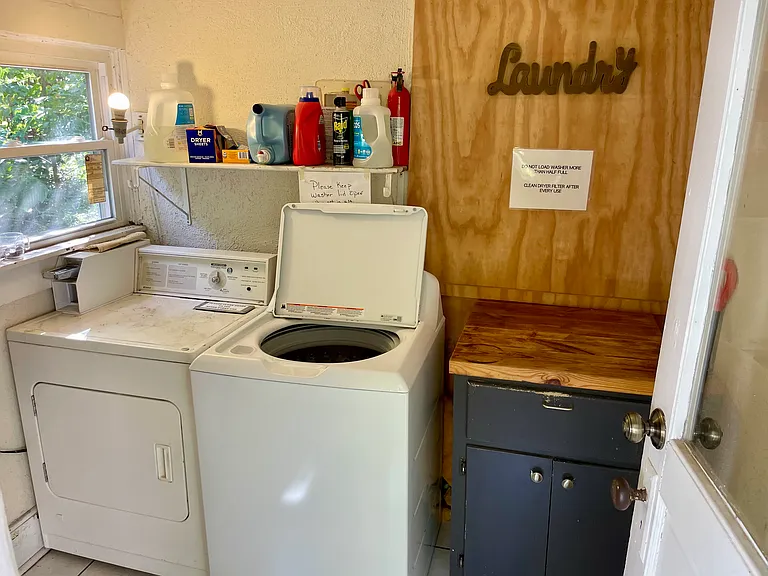 shared laundry room