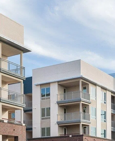 Distinct architecture and clean finishes define this property.