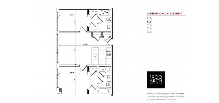 Floor plan 416
