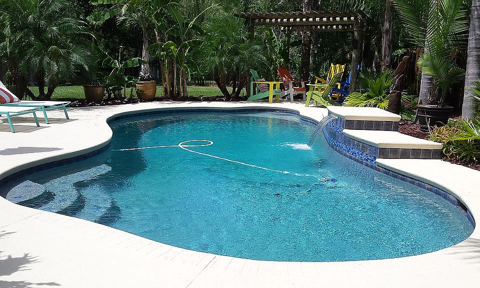 Sparkling pool
