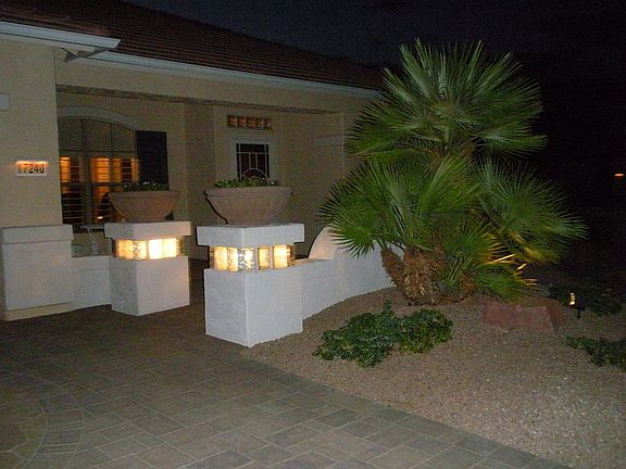 Night View of Courtyard