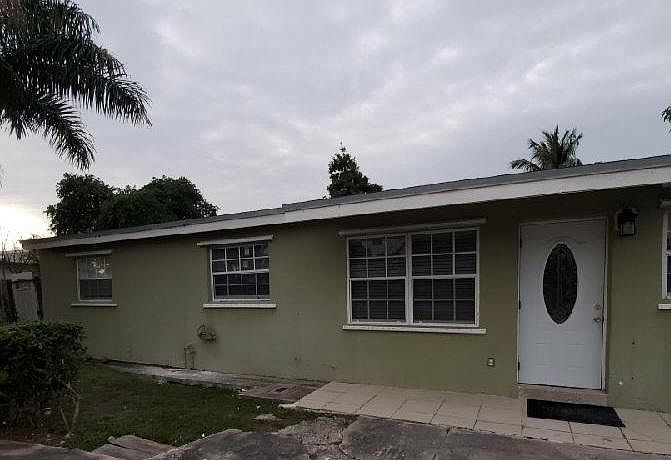 Front of the apartment